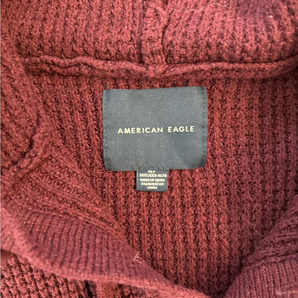 American eagle knit hooded sweater - Picture 2 of 2